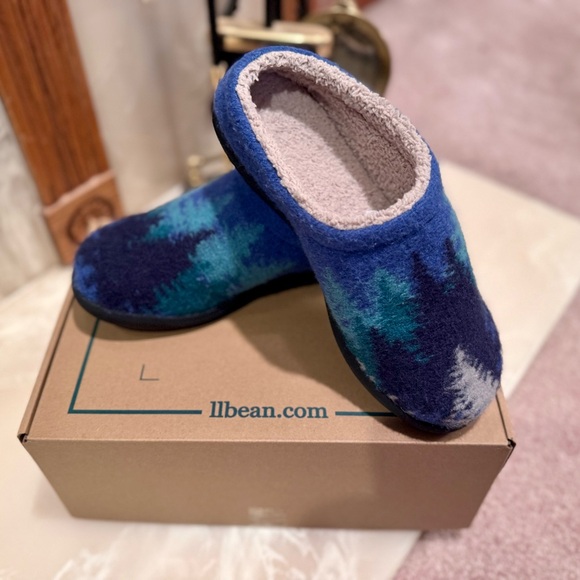 LL BEAN Women's Daybreak Scuffs, Motif - Size 9 - LIKE NEW - Picture 10 of 10